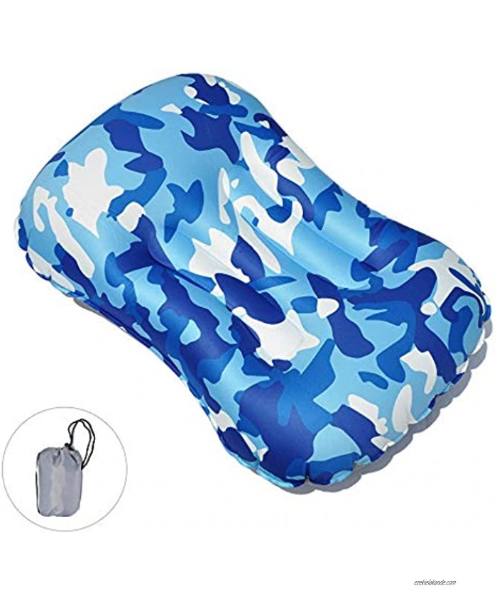 Outerunner Inflatable Camping Travel Air Pillow,Compressible Portable Compact Comfortable Pillow