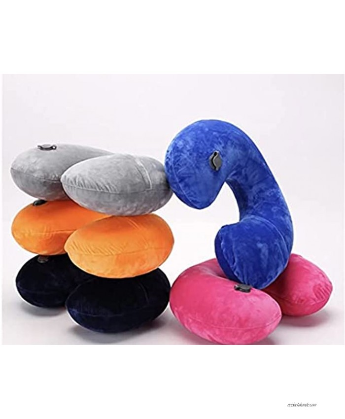 Rainbowshine Travel Inflatable Neck Pillows Blue