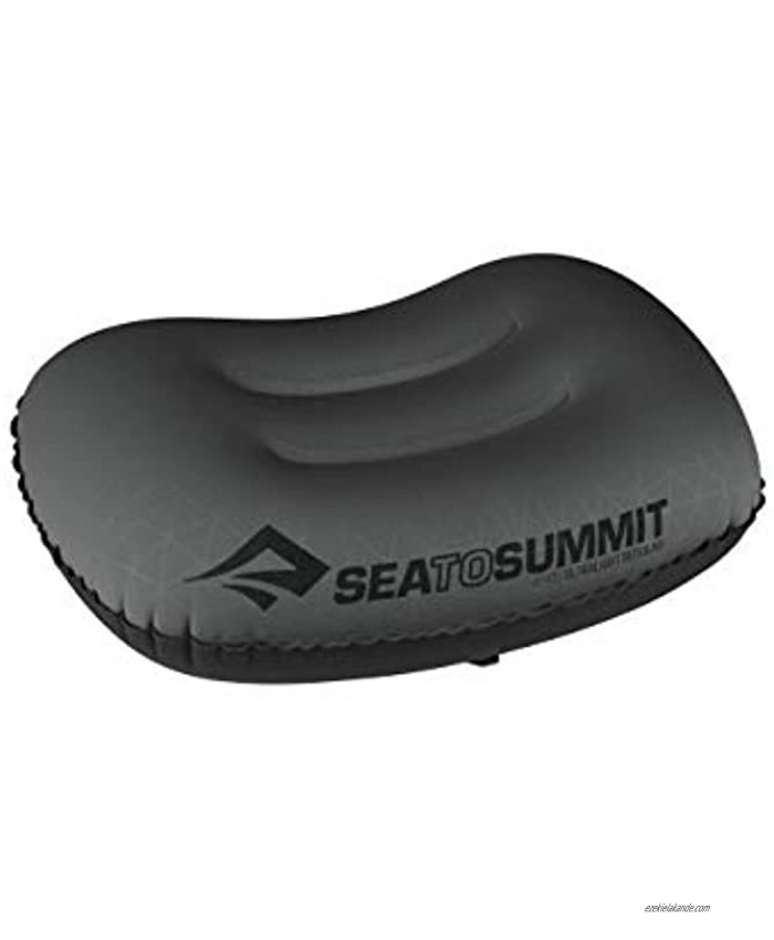 Sea to Summit Aeros Ultralight Inflatable Camping and Travel Pillow Regular 14.2 x 10.2 Grey