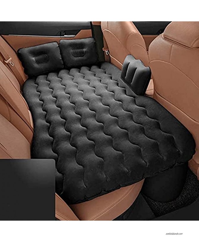 TOPHORT Inflatable Car Air Mattress Inflatable Bed for Car Travel Bed Truck Air Mattress for Car Sleeping Fits Most Car Models for Camping Travel Hiking Trip and Other Outdoor Activities Black