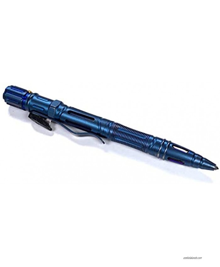 DeltaHalo Ultimate Tactical Pen with LED Flashlight | Survival Pen Comes with 2 Refills! Tactival Pen with Glass Breaker 2 Screw Drivers Whistle Flint Stone Rope Cutter LED Flashlight