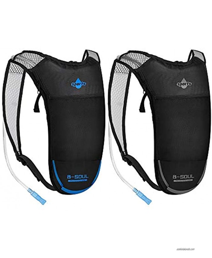 ACVCY Hydration Backpack with 2L Water Bladder Backpack Reservoirs Water Bladder Daypack for Festivals Raves Running Hiking Biking 2 Pack