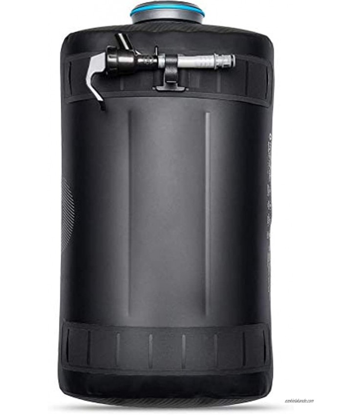 Hydrapak Expedition Collapsible BPA & PVC Free Water Storage Bag 8L 270oz Chasm Black