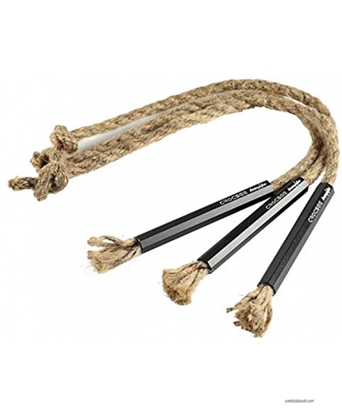 CrocSee Survival Wick Hemp Cord Tinder Waterproof and Aluminum Bellows Tube Sleeve Kits for Fire Starting