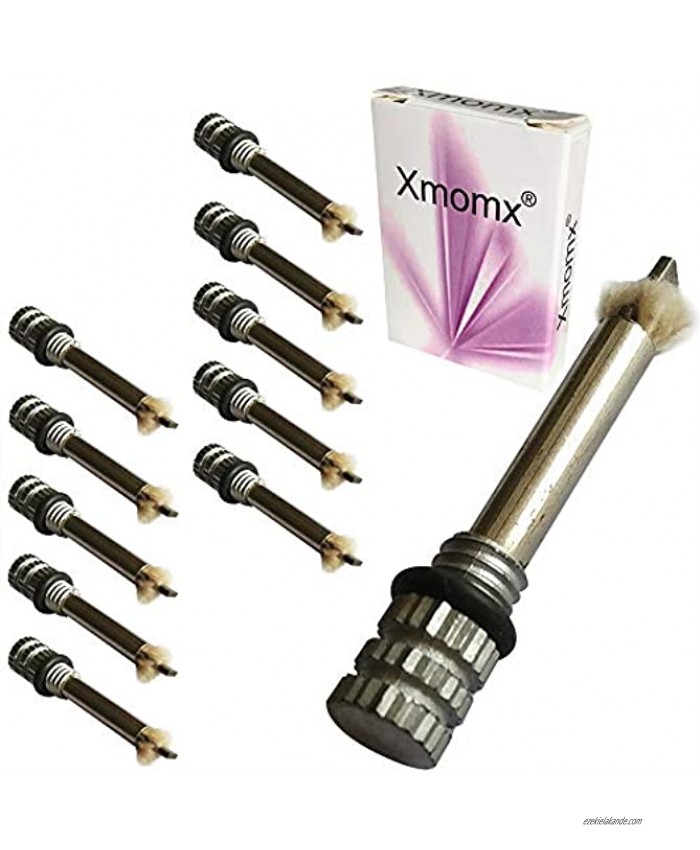 Xmomx 10 Pcs Replacement Wicks for Hiking Emergency Survival Camping Fire Starter Flint Metal Match Lighter