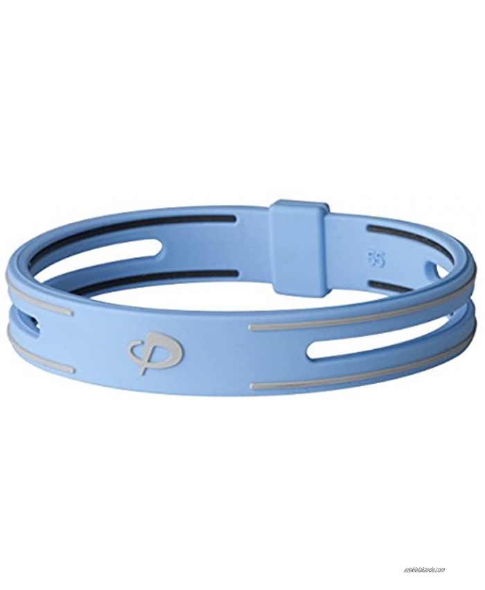 Phiten S-PRO Titanium Bracelet Blue 6.25-Inch