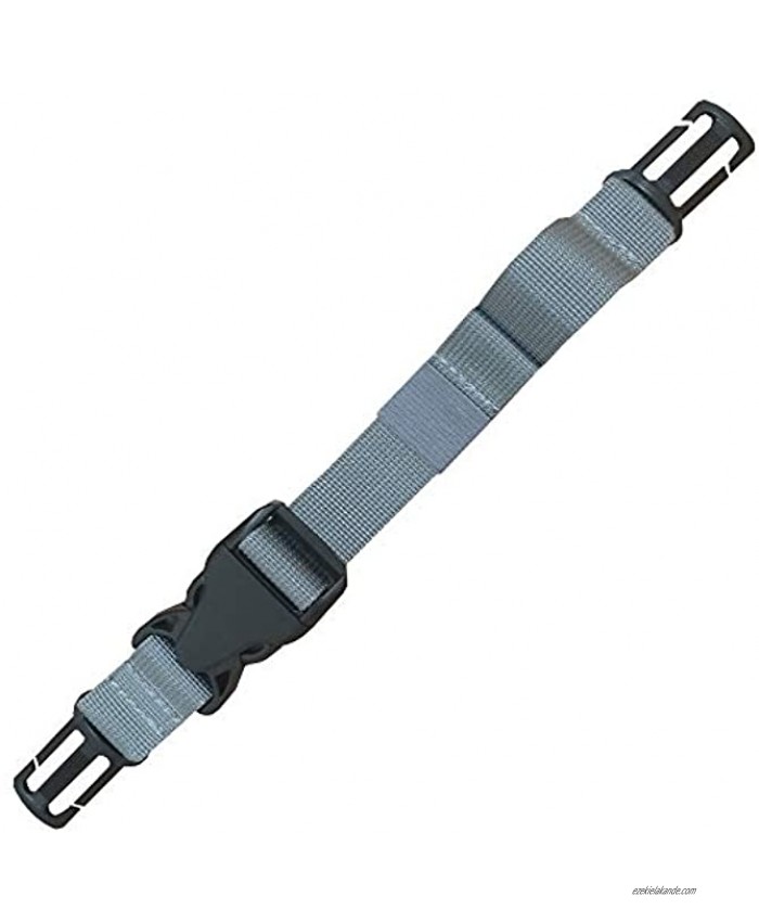Amlrt Backpack Chest Strap- Nylon -Suitable for Webbing on The Backpack up to1in. Gray